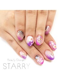 成人式ネイル　和柄