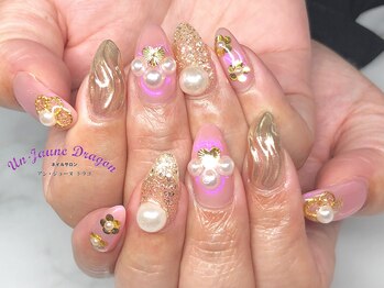 アン ジョーヌドラゴ/【自爪ネイル】ミラーネイル