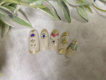 ネイルサロン ネイルクク(Nail KUKU)/7月ゴージャス