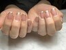 【maogel】ラメフレンチ