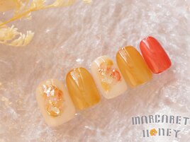 ニュアンスミラーネイル