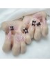 人気No1★チップ長さ出し持ち込みデザインつけ放題120分　¥11300