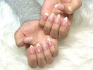 レースフレンチネイル