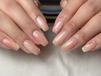 ライフ セカンド(LIFE2nd)/桃ネイル