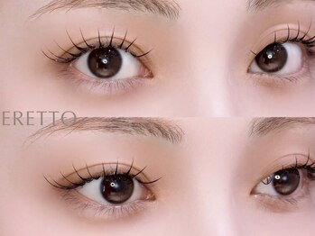 エレット 渋谷店(ERETTO)の写真/どんなタイプ&お悩みにも◎ナチュラル派~ボリュ-ム重視派まで様々なメニュ-をご用意♪メイクが楽しくなる！