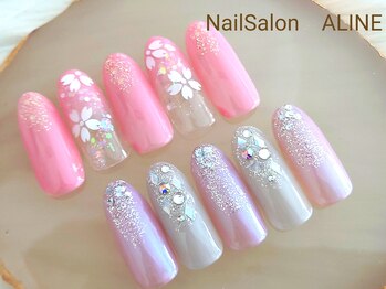 ネイルサロン アリーヌ(ALINE)/【定額】トレンドコース¥6500