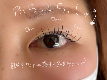 キッコ(CHICCO by ALL IN ALL hair room)/flat lash 120本