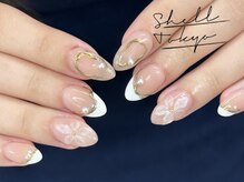 シェル トウキョウ(SHELL TOKYO)/海外ネイル　夏　お花