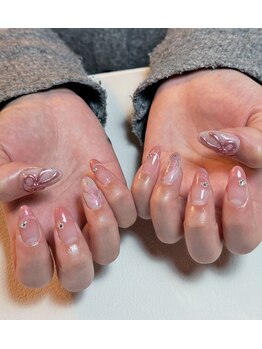 ネイル デ マフィ(Nail de Mafi)の写真/自爪に優しいフィルイン対応◎トレンド&キレイめ多数!オフィスも定額もOKで美フォルムにこだわり