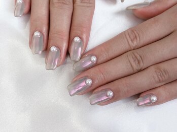 シェリーラメール 池袋店(cherie la mer)/ピンクオーロラネイル