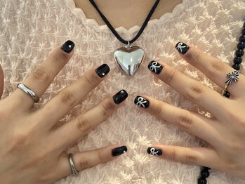 トリッカバルコニー ハヤマ(tricca Balcony Hayama)/手書きリボンネイル