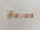 フットネイル　春ネイル