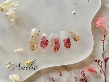 アメリ(Amelie)/ラメ/ホロ/花/ペイント