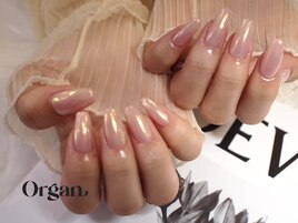 ワンカラー/ミラーネイル