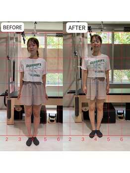 あるく 関内店/体験レッスンビフォーアフター