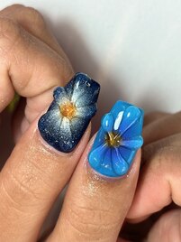 お花ネイル