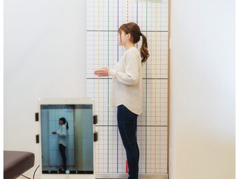 ソリーゾ整体院 板橋本院/姿勢写真の撮影