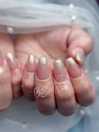 ラメグラデーションネイル