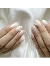ホワイトネイル 名駅店(WHITE NAIL)/パールネイル/ワンカラー