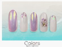 カラーズ広尾 ネイルラウンジ(Colors Hiroo Nail Lounge)/チークネイル