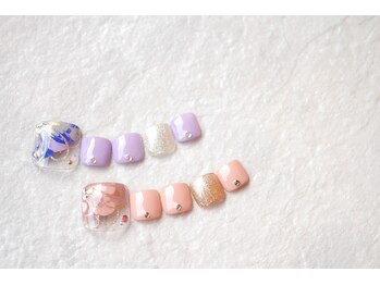 ネイルサロン ブリオン(Nail Salon Bullion)/ピーコックフットネイル