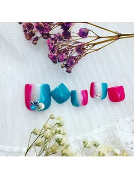 プライズアイリス アイラッシュ 池袋東口店(prize Iris eyelash)/フット デザインサンプル 8500円