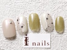 アイネイルズ 梅田店(I nails)/うねうねニュアンス￥7700