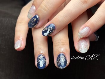 サロン エージー(salon AZ)/大人気の月見ネイル