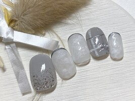 冬っぽチェックネイル♪