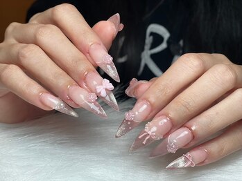 MOONHI Nail朝霞台【4/15 OPEN（予定）】の写真/【チップでの長さ出し対応】自爪が短い・弱い・薄い...とお悩みの方も、スラリと美しいロングネイルに★