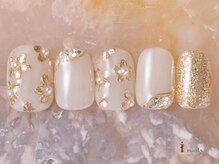アイネイルズ 吉祥寺店(I nails)/ミラーフラワーネイル