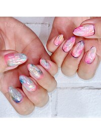 春ニュアンスネイル
