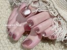 クリスマス/冬ネイル/ツイード