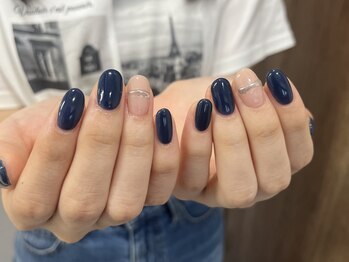 ステラ(stella)/ネイビーネイル