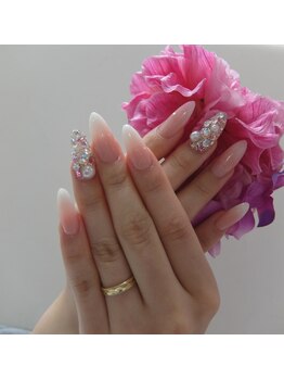 ネイルサロンミキ 横浜(MIKI)/ベイビーブーマー豪華なスカルプ