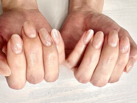 定額塗りかけネイル