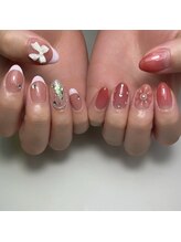 ネイルソワン フットアンドハンド(nail soin foot&hand)/リボンデザイン