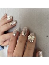 アンネイルズ(annails)/シルバー×リボン