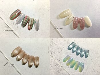 ファミーユ 新宿西口店(Famille)の写真/【初回オフ無料&カラー変更OK】定額デザインは各36種☆定額Aコース¥4980/定額Bコース¥5980/トレンド感満載!