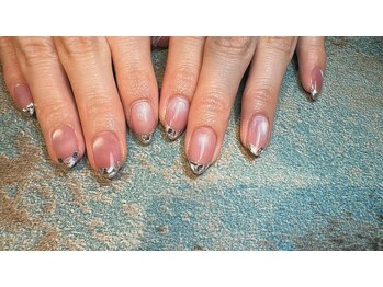 ブローディア ネイル 武蔵小杉店(Brodia nails)/ガラスフレンチネイル