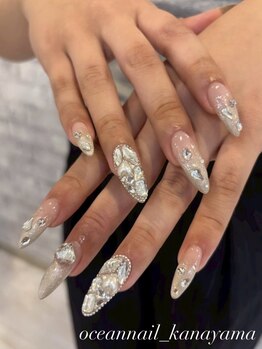 オーシャンネイル 金山店(Ocean Nail)の写真/人気NO1☆長さだしやり放題アートが15400円で！持ち込みデザインも可◎