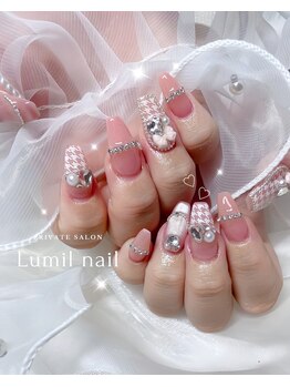 ルミール ネイル(Lumil nail)/千鳥柄ネイル