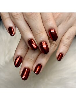 ダークレッドミラー