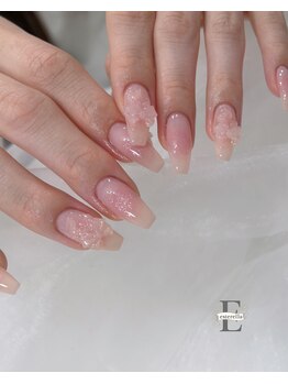 エステレラ ネイル(esterella nail)の写真/うる艶ピンクの大人可愛いモテネイル＊°.