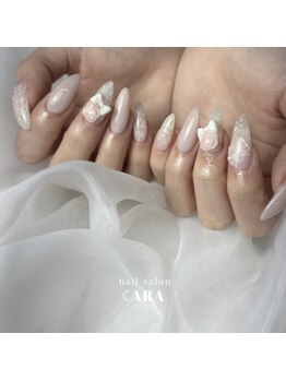 カーラ(CARA)/持込デザイン☆レースネイル
