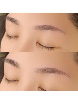 ティエル suite店(TIELU)の写真/左右のバランスを整えた似合わせ眉は『TIELU』にお任せ！！大人気まつ毛パーマとセットでおススメ◎