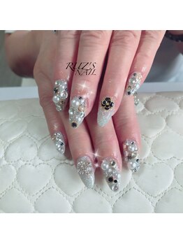 ラズネイル(RUZ'S NAIL)/【秋本】夏ネイル キラキラ