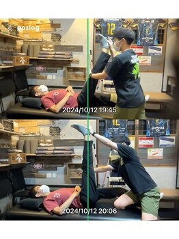 エヴォストレッチ(EVO STRETCH)/アスリートは90度挙がるように！