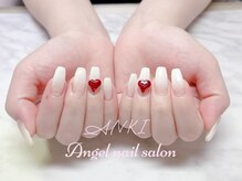 エンジェルネイルサロン(Angel nail salon)/グラデーションxパーツ追加