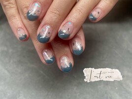 フレンチ×ブルーグレー